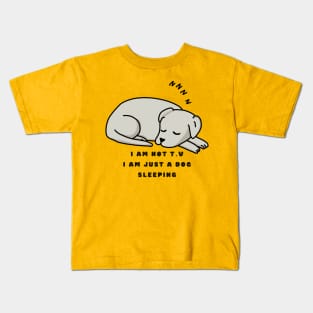 Dog sleeping T-shirt Kids T-Shirt